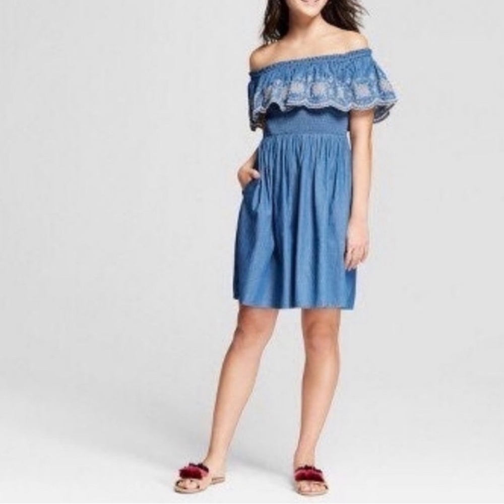 Denim dress